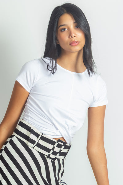 FRONT KNOT T-SHIRT