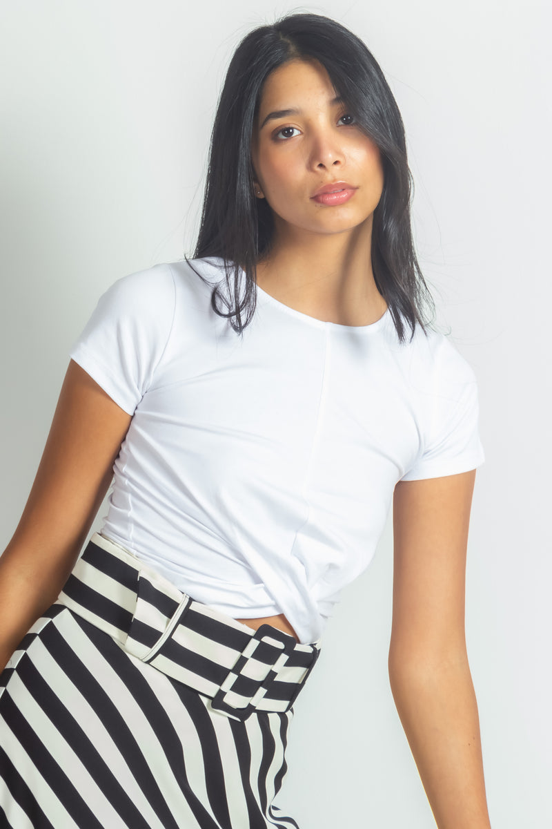FRONT KNOT T-SHIRT