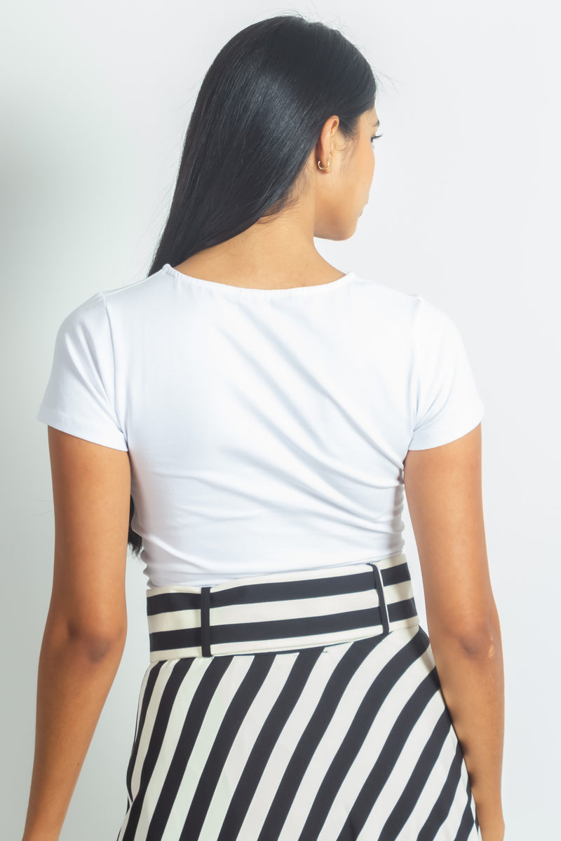 FRONT KNOT T-SHIRT