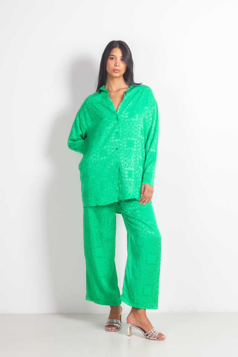 PRINTED SHIRT SET