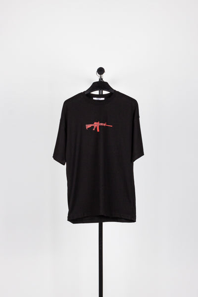 CONTRAST PRINTED T-SHIRT