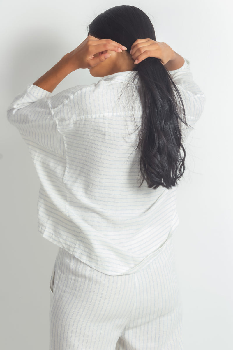 LINEN BLEND SHIRT