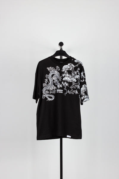 TEXTURED PRINT T-SHIRT