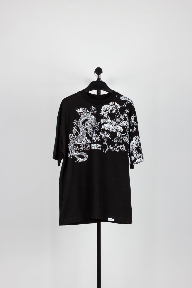 TEXTURED PRINT T-SHIRT