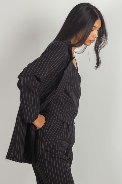 PINSTRIPE BLAZER