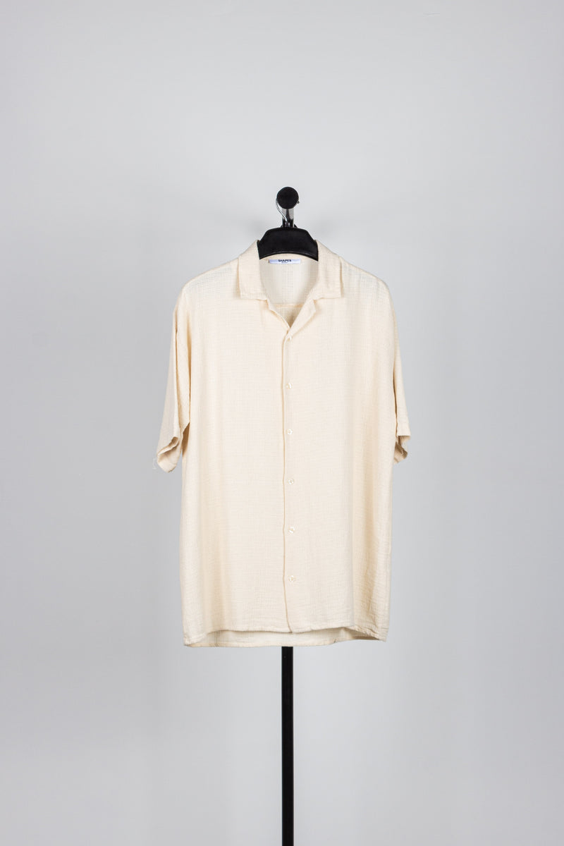 LINEN BLEND KNIT SHIRT
