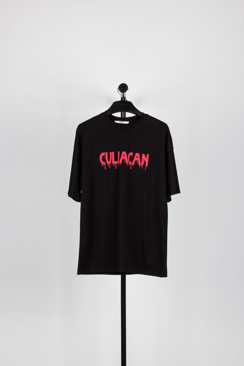 T-SHIRT WITH CONTRAST PRINT