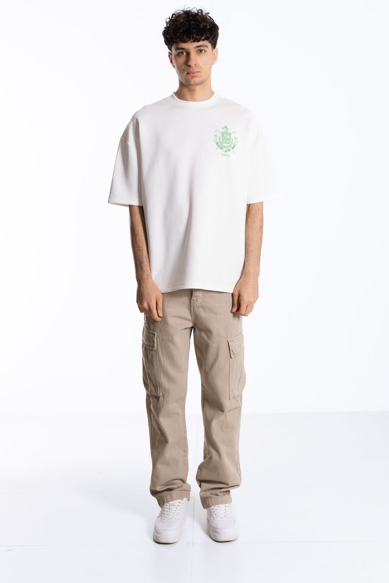 CONTRAST PRINTED SOFT T-SHIRT