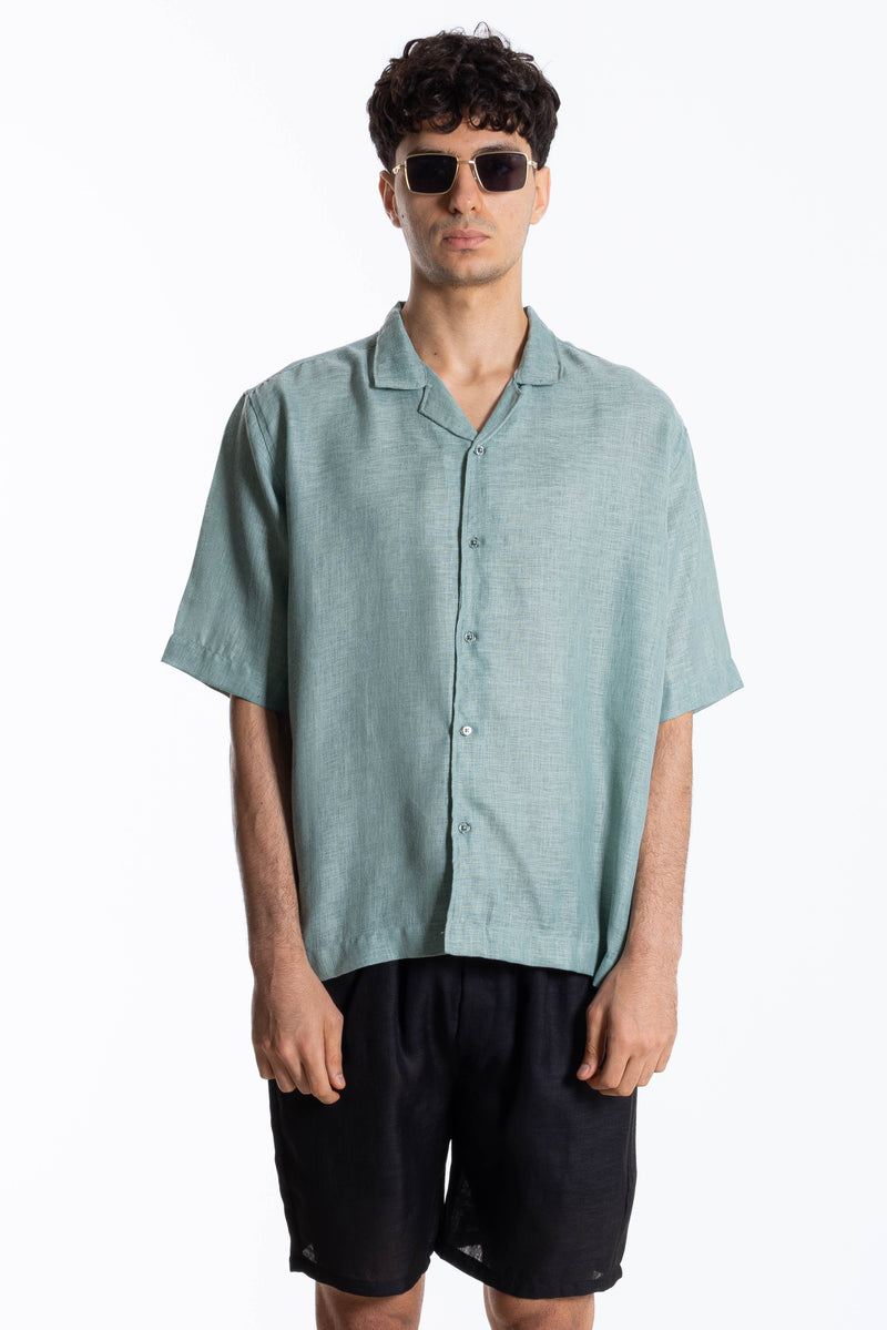 LIGHTWEIGHT LINEN BLEND SHIRT