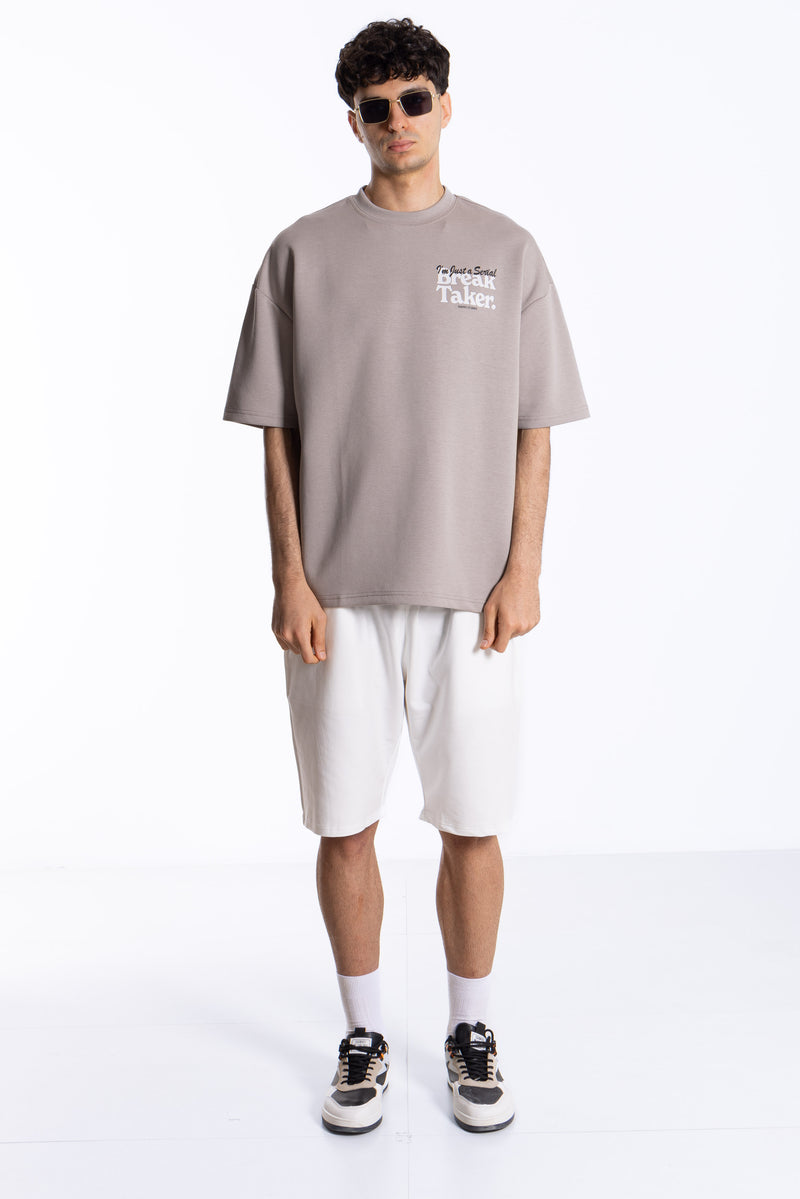 CONTRAST PRINTED SOFT T-SHIRT