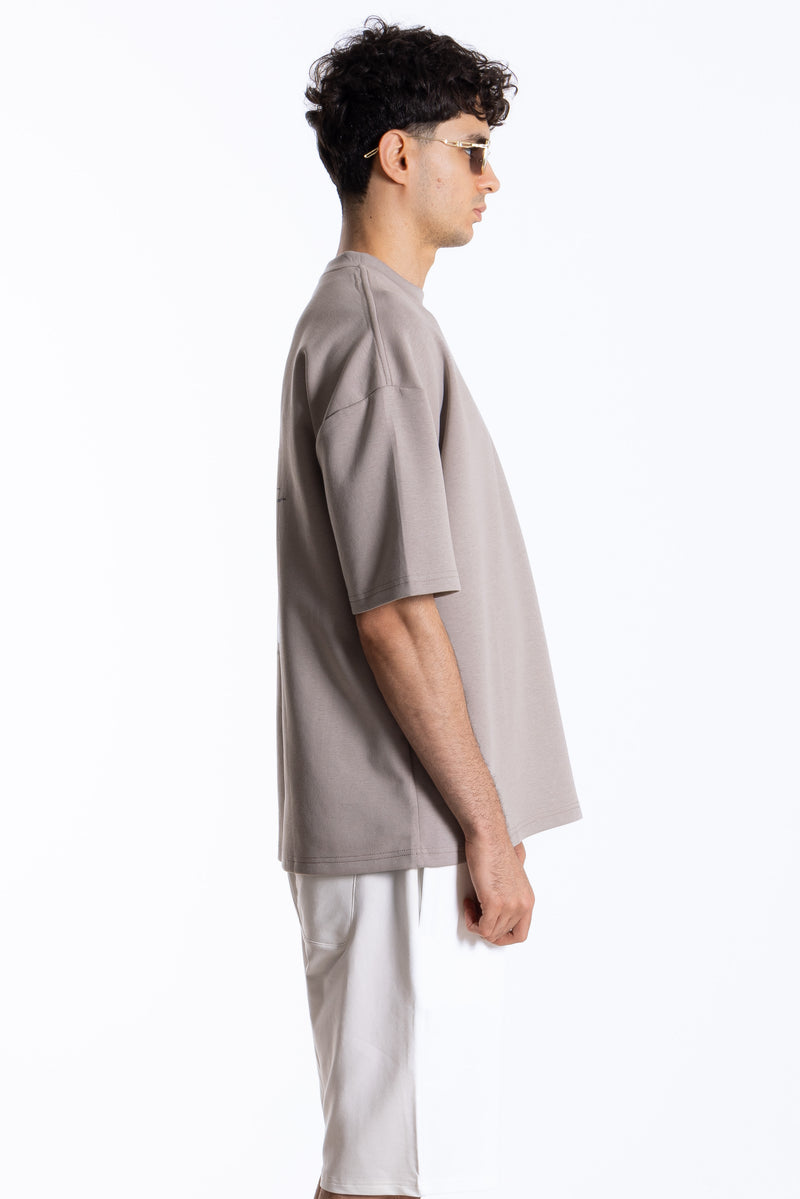 CONTRAST PRINTED SOFT T-SHIRT