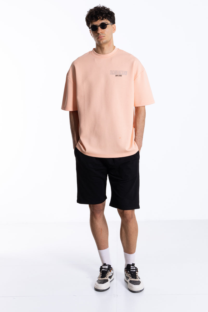 CONTRAST PRINTED SOFT T-SHIRT