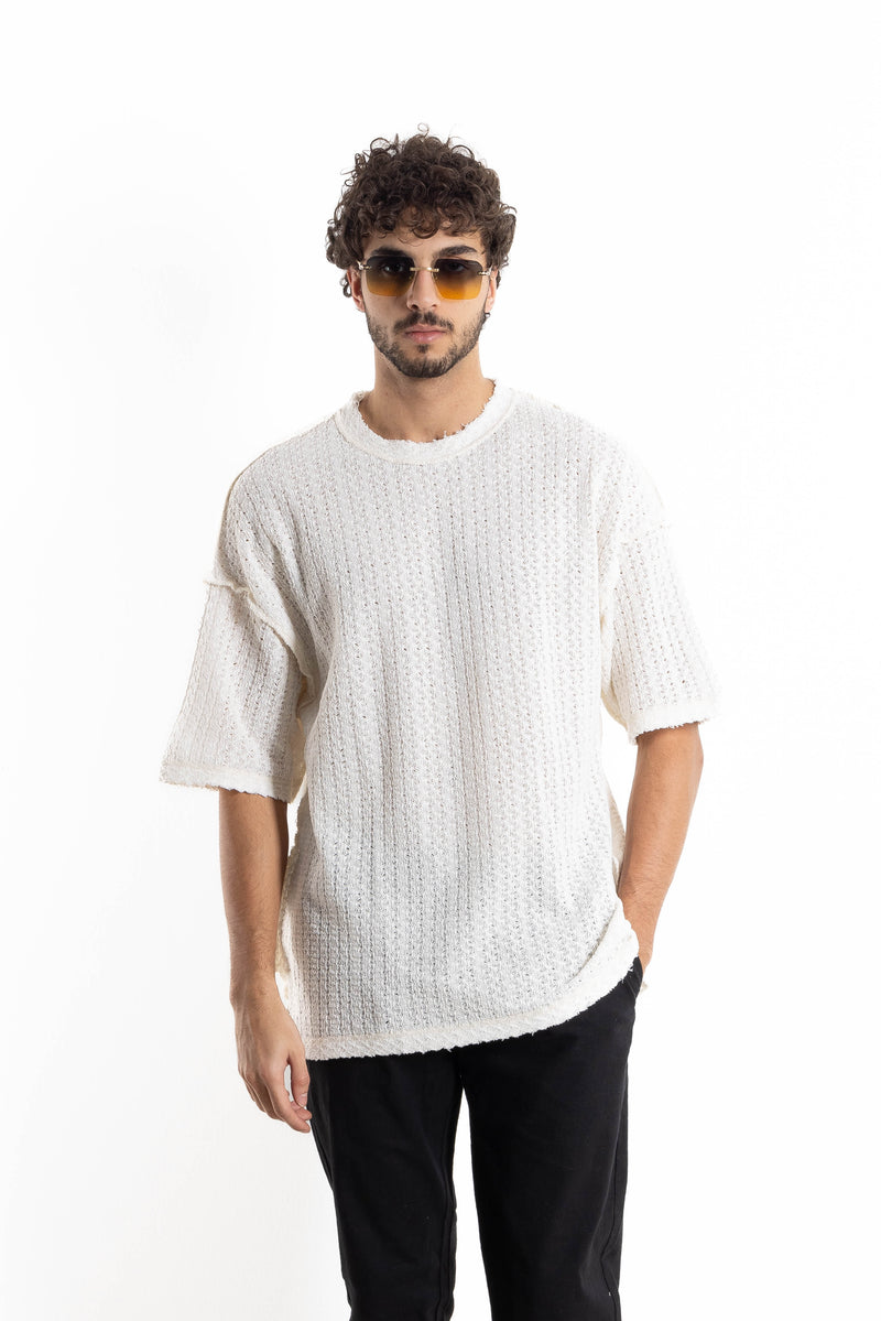 TEXTURED T-SHIRT