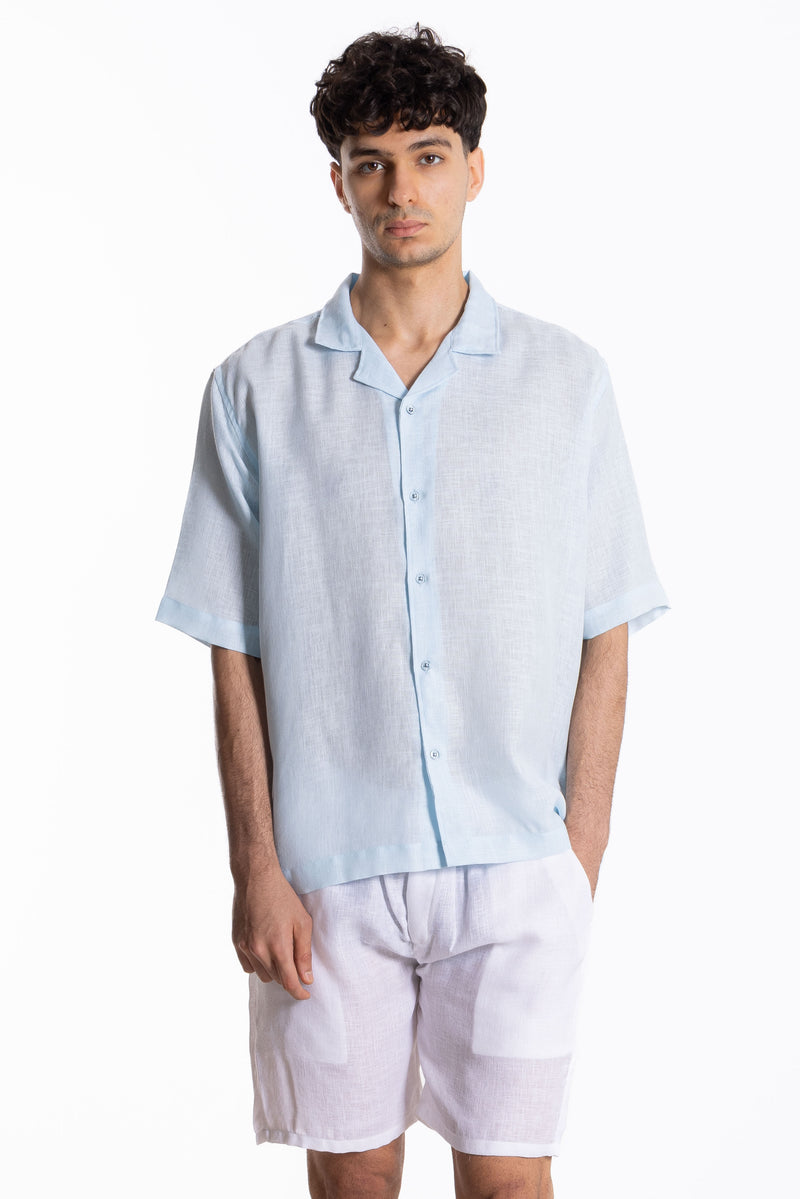 LIGHTWEIGHT LINEN BLEND SHIRT