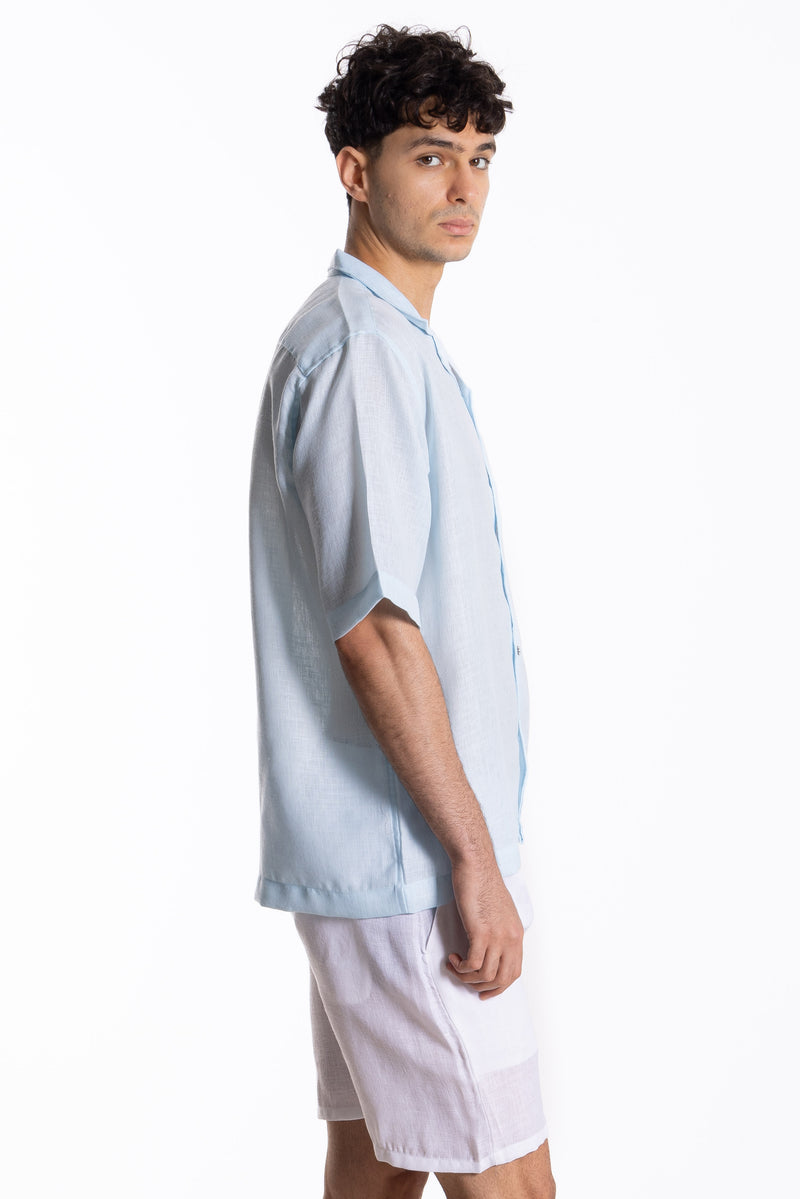 LIGHTWEIGHT LINEN BLEND SHIRT