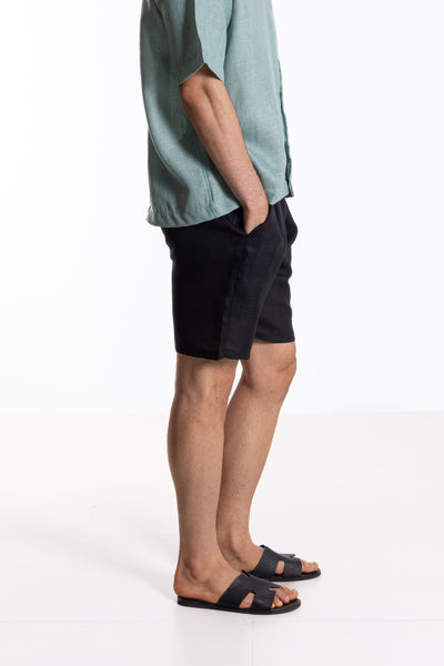 LIGHTWEIGHT LINEN BLEND SHORTS
