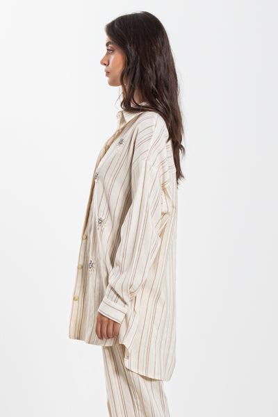STRIPED SEQUENCE SHIRT
