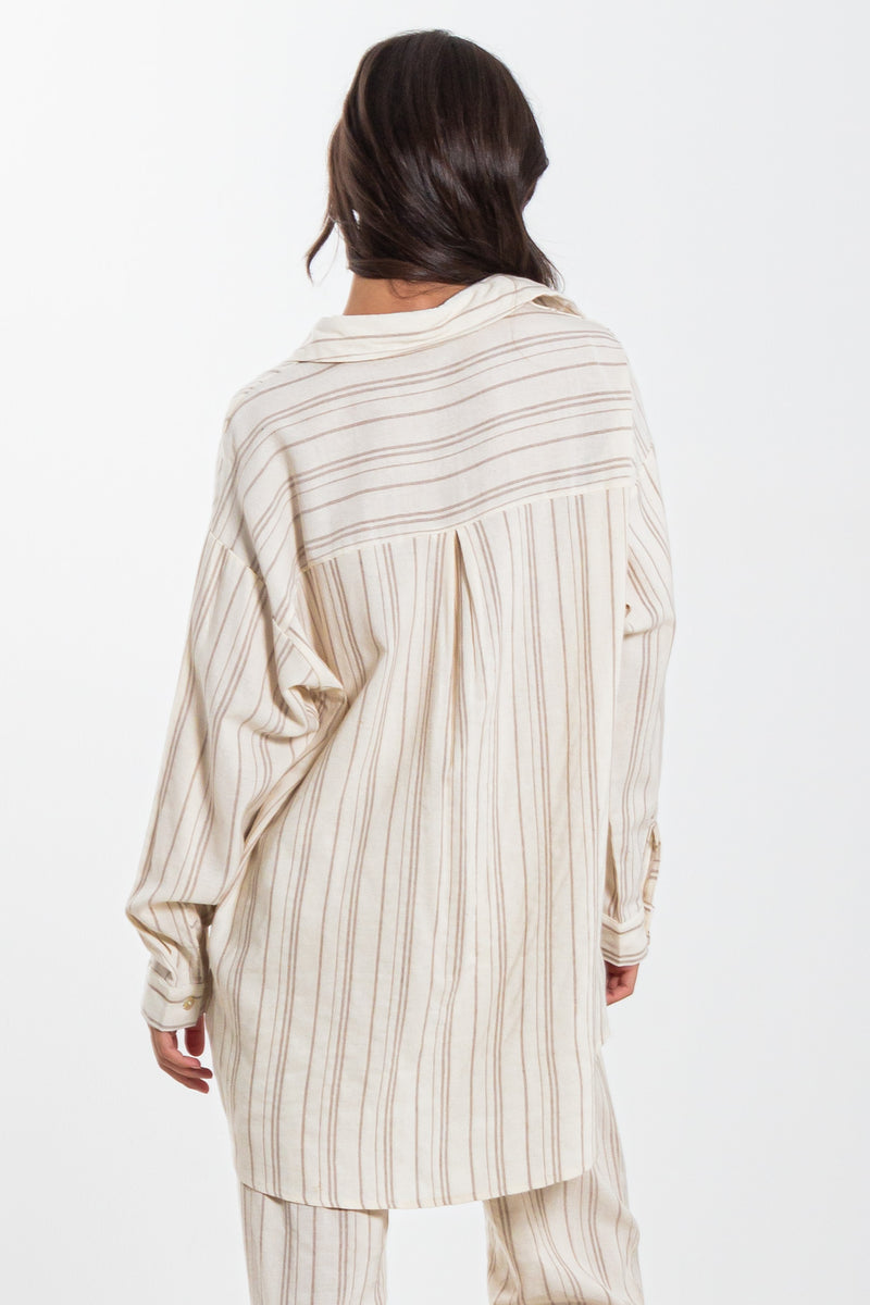 STRIPED SEQUENCE SHIRT