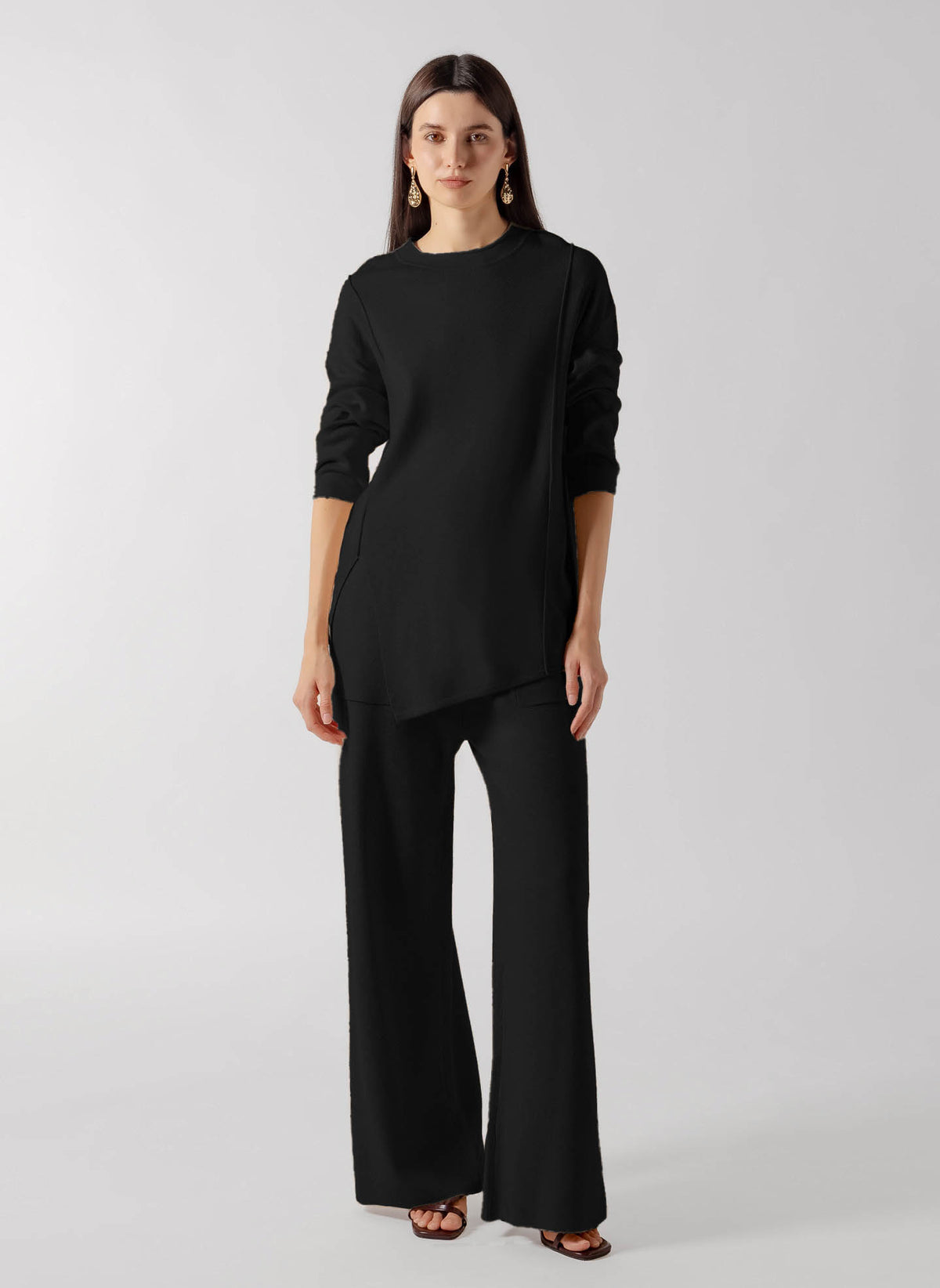CASHMERE BLEND SWEATER SET