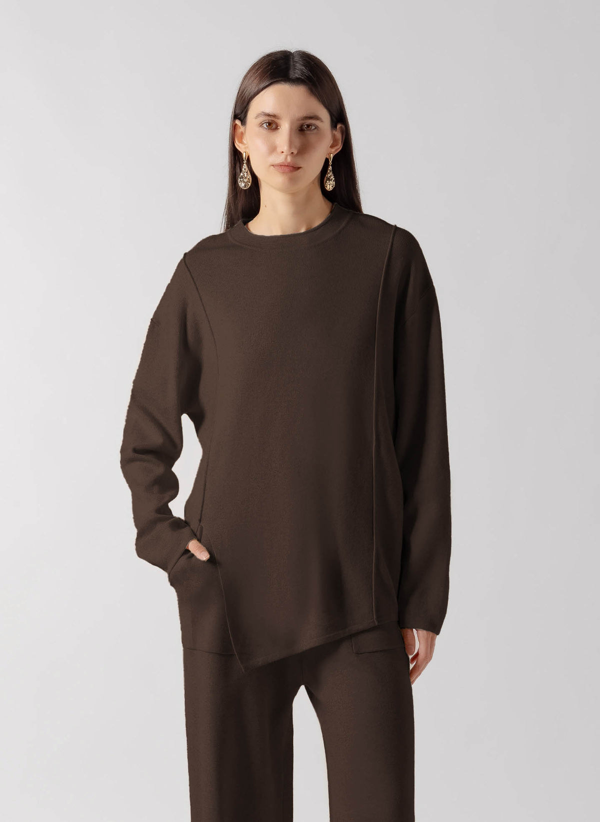 CASHMERE BLEND SWEATER SET