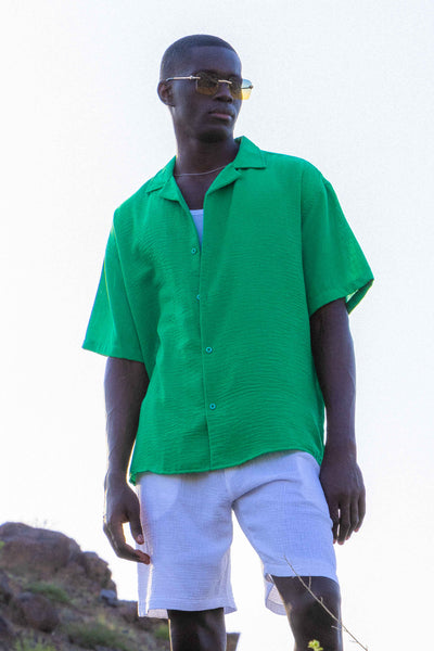 LIGHTWEIGHT LINEN BLEND SHIRT