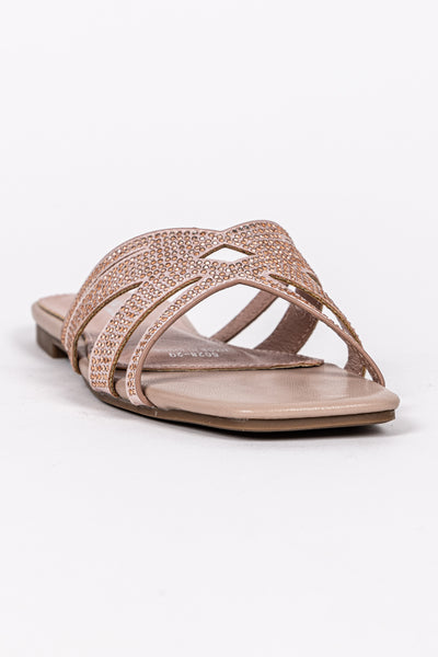 DETAILED FLATS WITH RHINESTONES