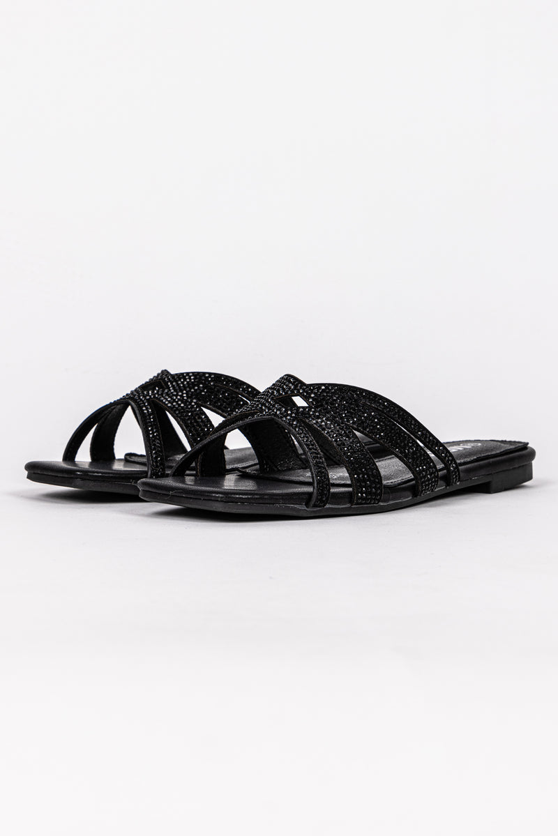 DETAILED FLATS WITH RHINESTONES