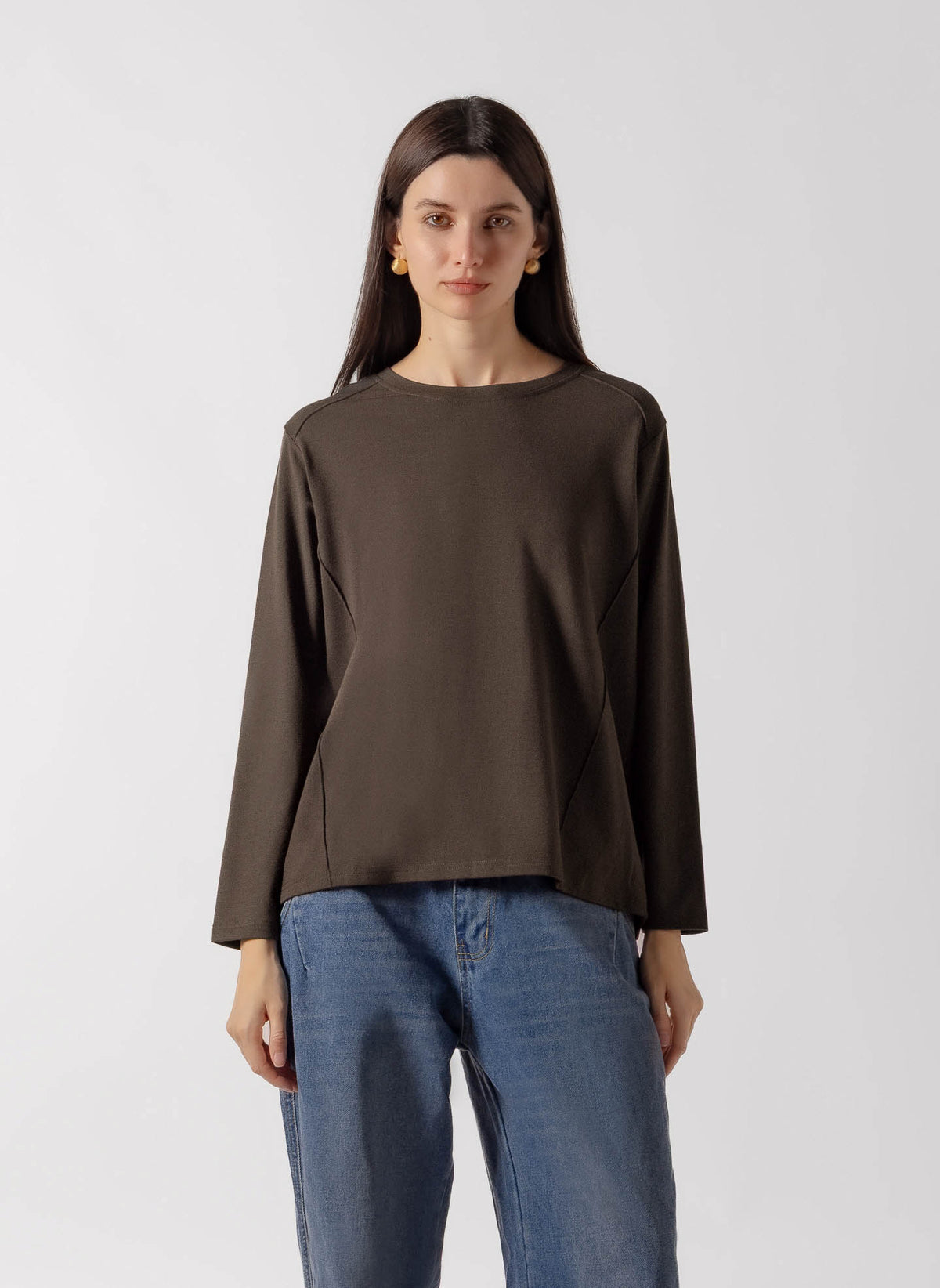 SEAMED OVERSIZED MIDWEIGHT SOFT TOP