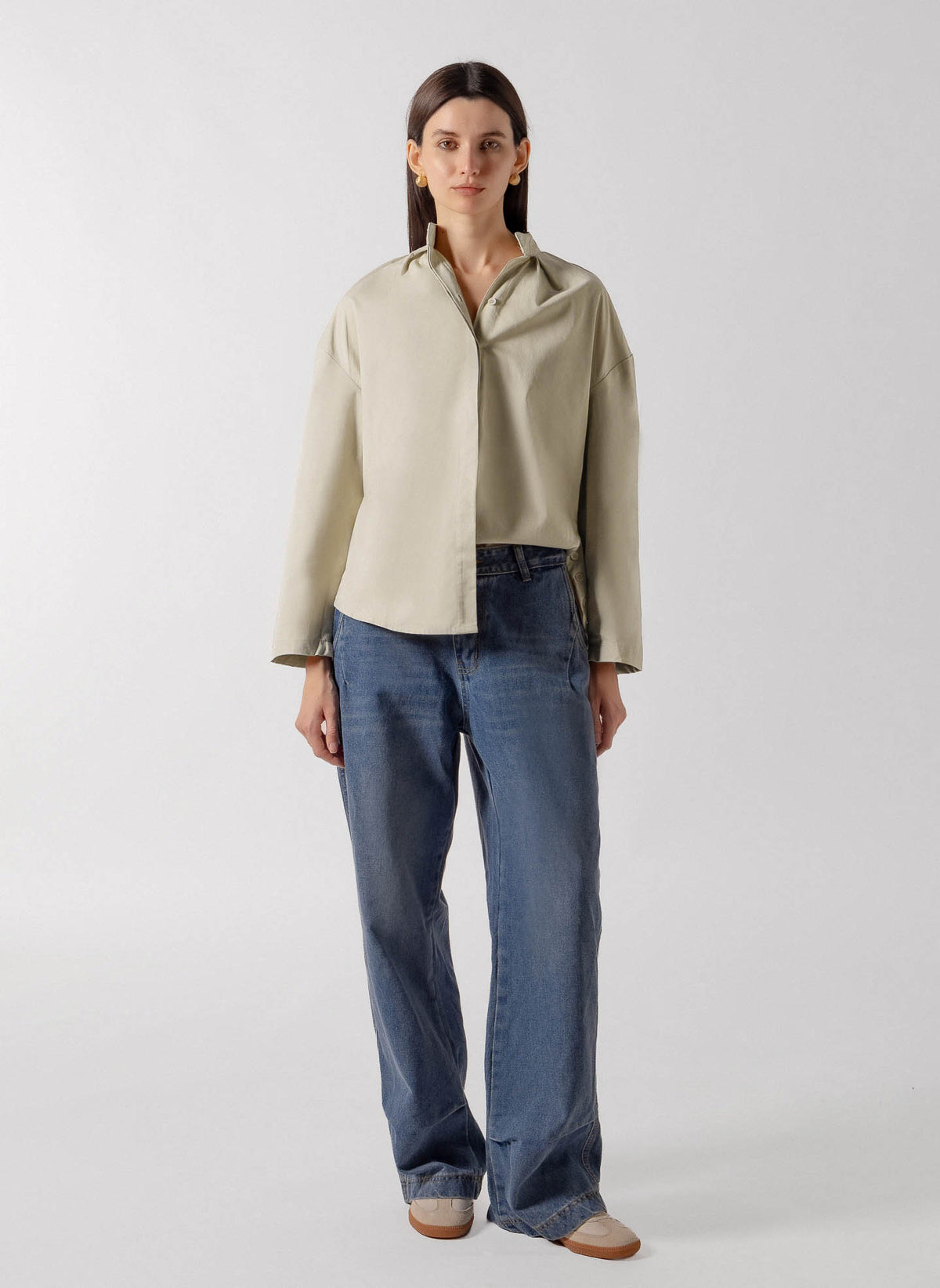 OVERSIZED PLACKET SHIRT