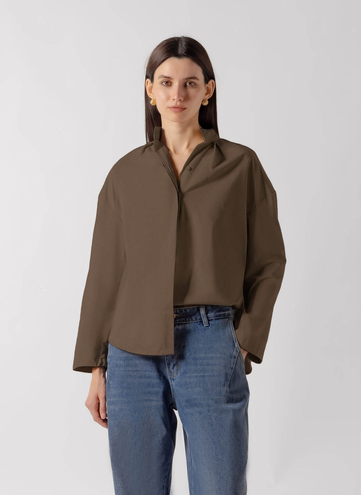 OVERSIZED PLACKET SHIRT