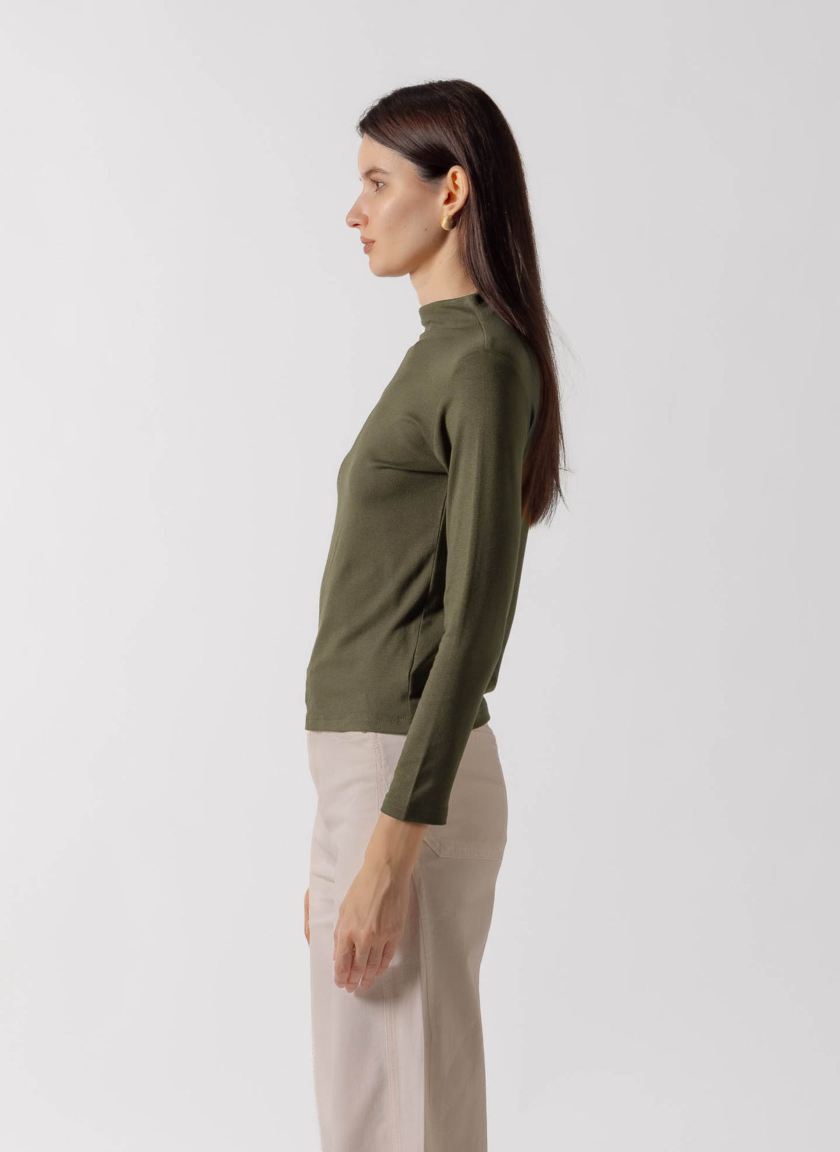KNIT CREW NECK LONG SLEEVE TOP