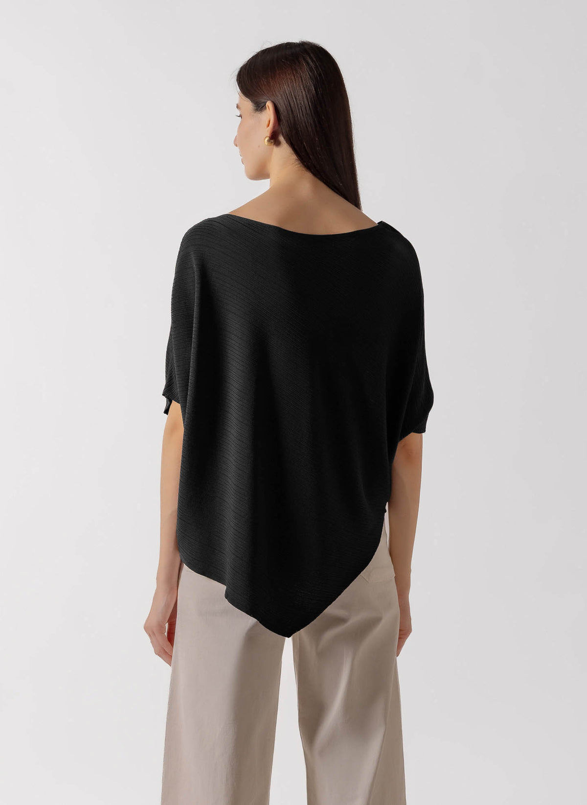 TEXTURED BATWING TOP
