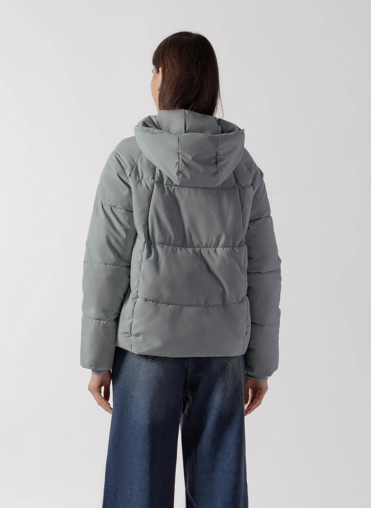 PANEL QUILTED SHORT PUFFER