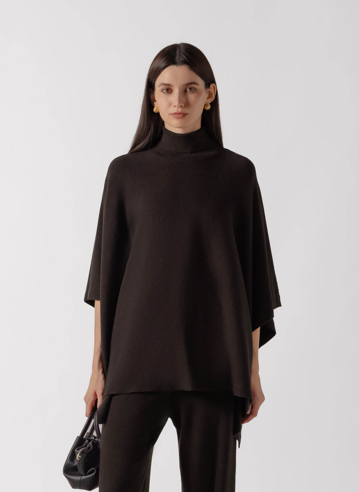 KNIT PONCHO SET