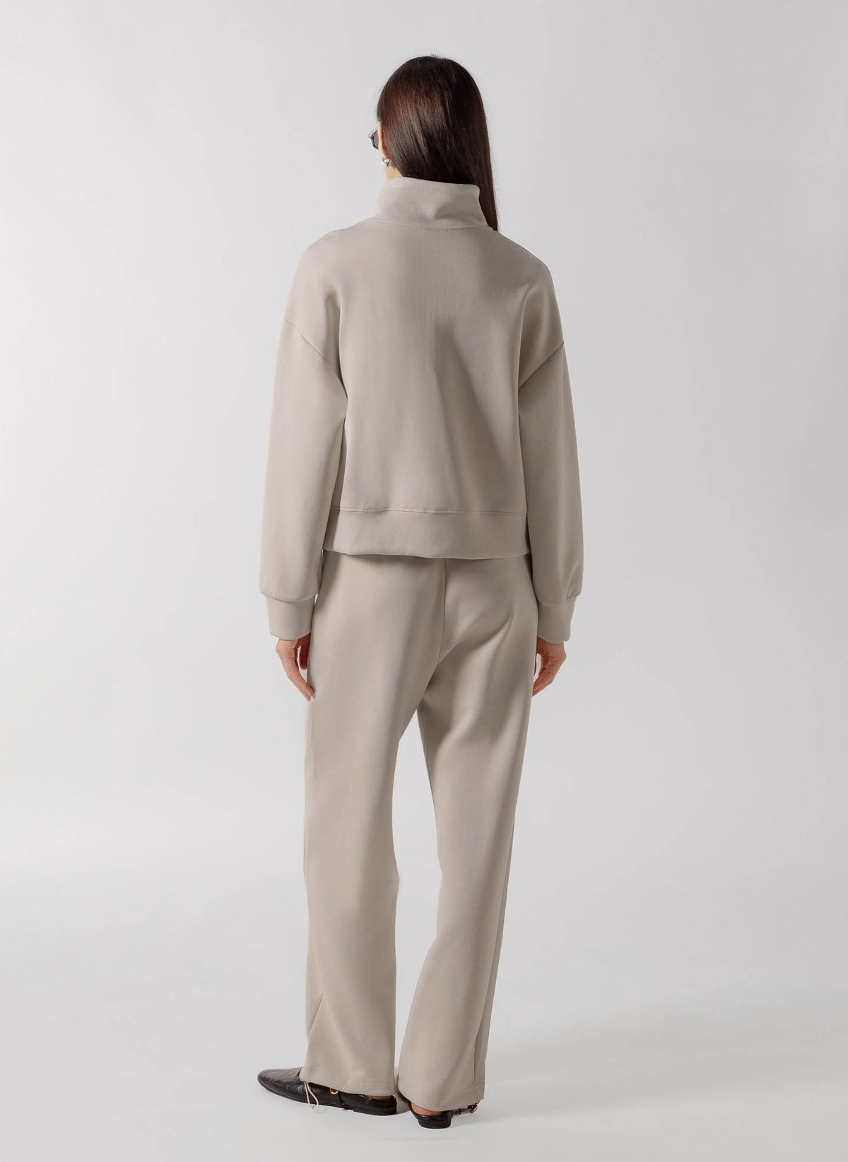 PIPED QUATER- ZIP SOFT SET