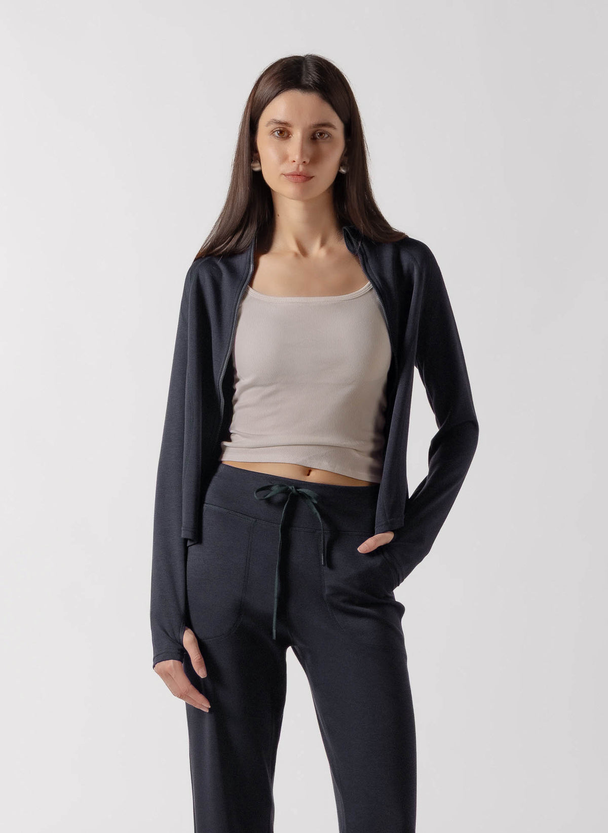 SOFT CONTOUR ZIP-UP JACKET  SET