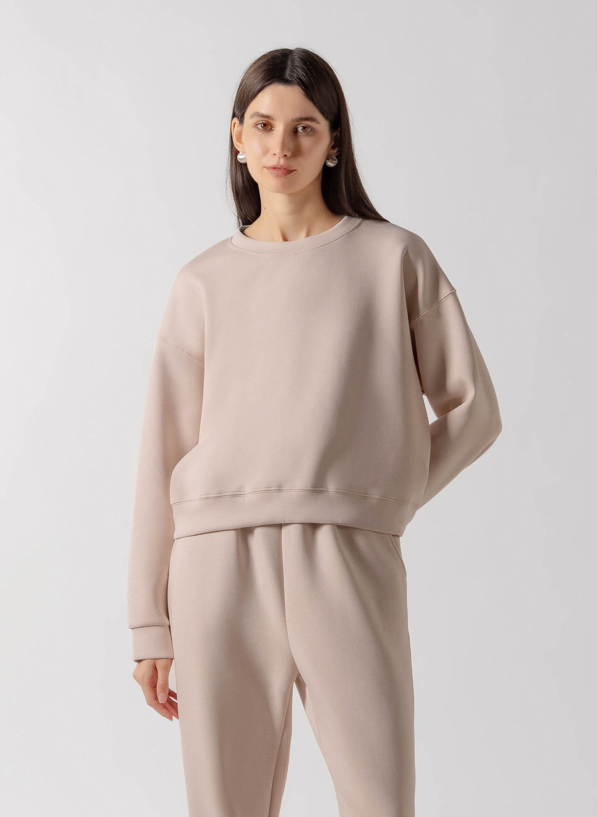 SOFT SWEATSHIRT TRACKSUIT SET