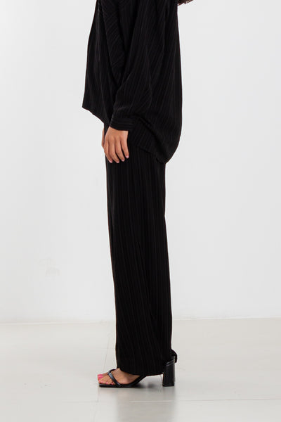 PLEATED HIGH WAIST TROUSERS