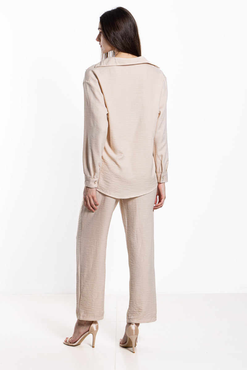 DETAIL STUDDED SHIRT SET