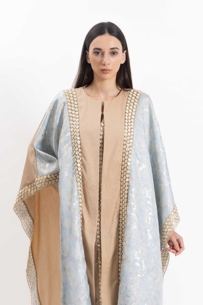 DETAIL EMBROIDERED ABAYA WITH DRESS