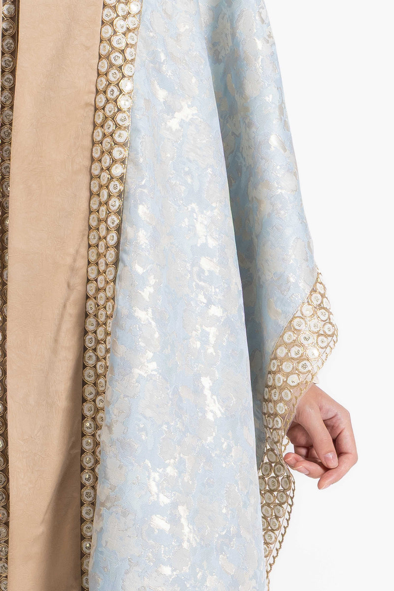 DETAIL EMBROIDERED ABAYA WITH DRESS