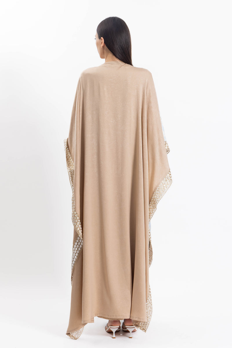 DETAIL EMBROIDERED ABAYA WITH DRESS
