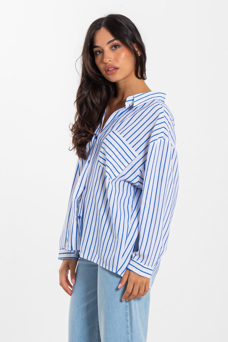 STRIPED OVERSIZED SHIRT