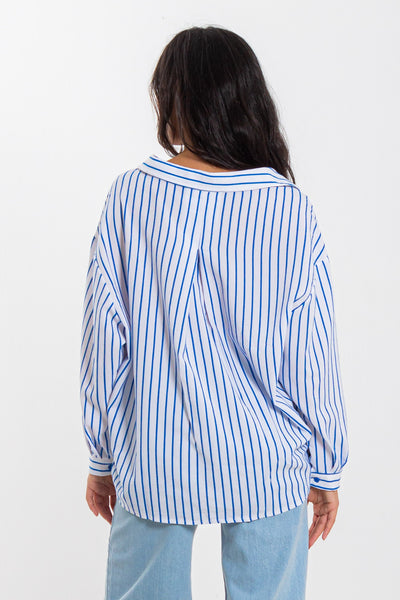 STRIPED OVERSIZED SHIRT