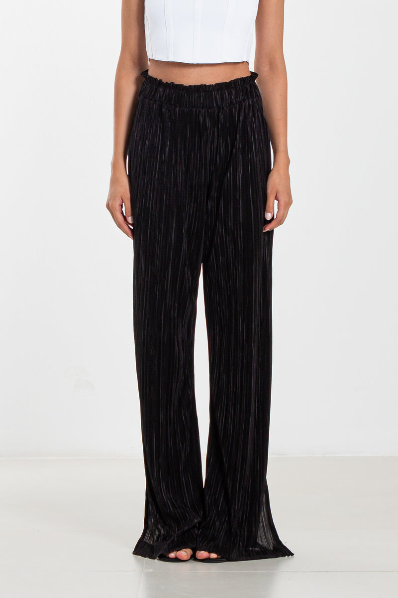 PLEATED HIGH WAIST TROUSERS