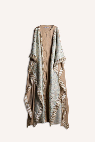 DETAIL EMBROIDERED ABAYA WITH DRESS