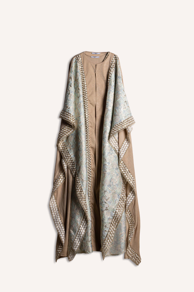 DETAIL EMBROIDERED ABAYA WITH DRESS