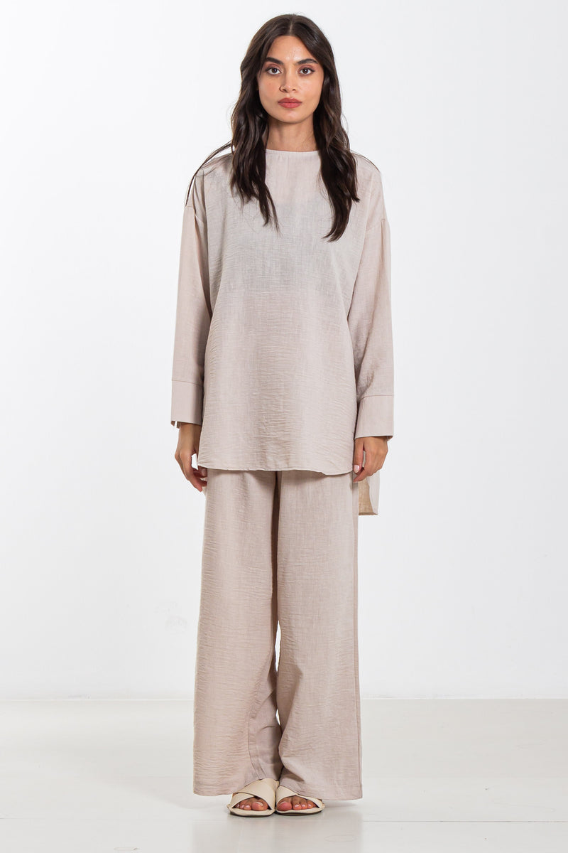 LIGHTWEIGHT PALAZZO SET