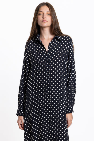 POLKA DOT MAXI DRESS