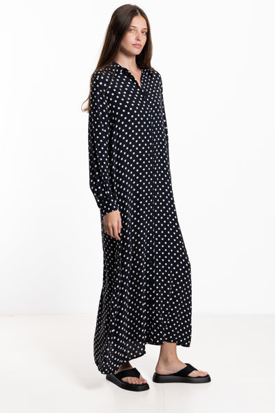POLKA DOT MAXI DRESS